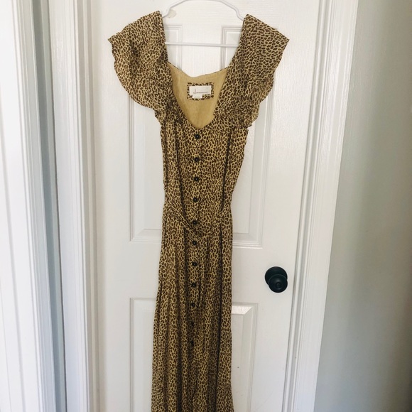 Anthropologie leopard maxi dress! - Picture 2 of 4